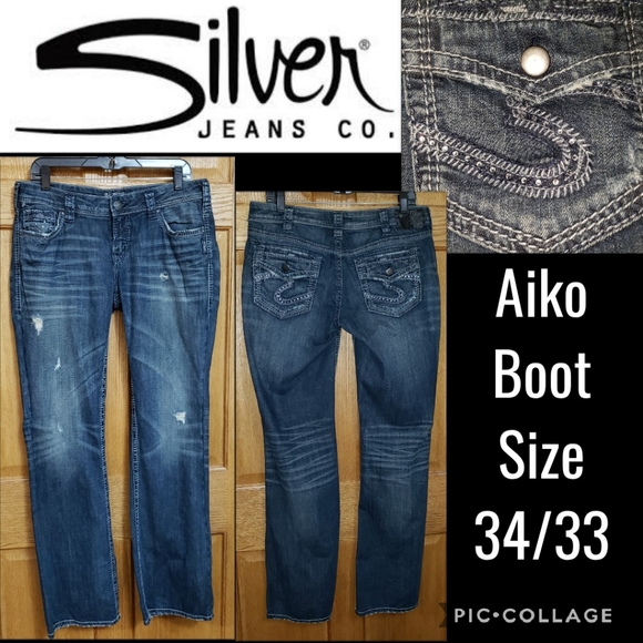 silver jeans size 34
